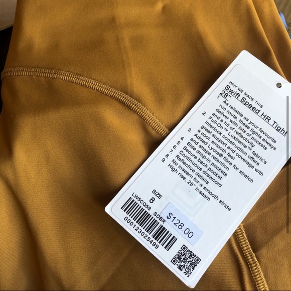 NWT Lululemon Swift Speed High Rise Tight - Picture 5 of 5